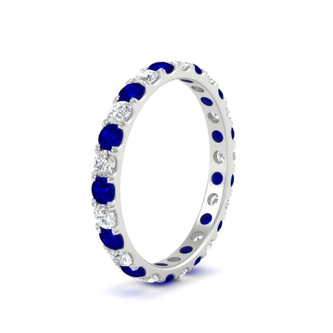 u-prong-round-diamond-eternity-band-one-carat-sapphire-in-white-gold-FDEWB8371GSABLANGLE2-1.00CT-NL-WG