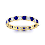 Load image into Gallery viewer, U Prong Round Eternity Band One Carat
