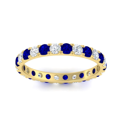 u-prong-round-diamond-eternity-band-one-carat-sapphire-in-yellow-gold-FDEWB8371GSABLANGLE5-1.00CT-NL-YG