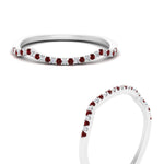 Load image into Gallery viewer, U Prong Curved Wedding Band
