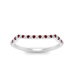 Load image into Gallery viewer, U Prong Curved Wedding Band
