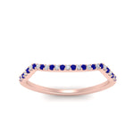 Load image into Gallery viewer, U Prong Curved Wedding Band
