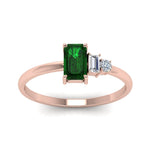 Load image into Gallery viewer, unconventional-emerald-engagement-ring-for-women-in-rose-gold-FD9008EMGEMGR-NL-RG.jpg
