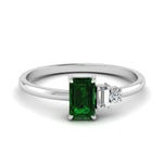 Load image into Gallery viewer, unconventional-emerald-engagement-ring-for-women-in-white-gold-FD9008EMGEMGR-NL-WG.jpg
