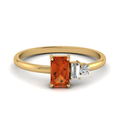 Unconventional Gemstone Ring For Women