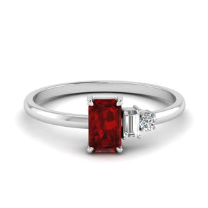 Unconventional Gemstone Ring For Women