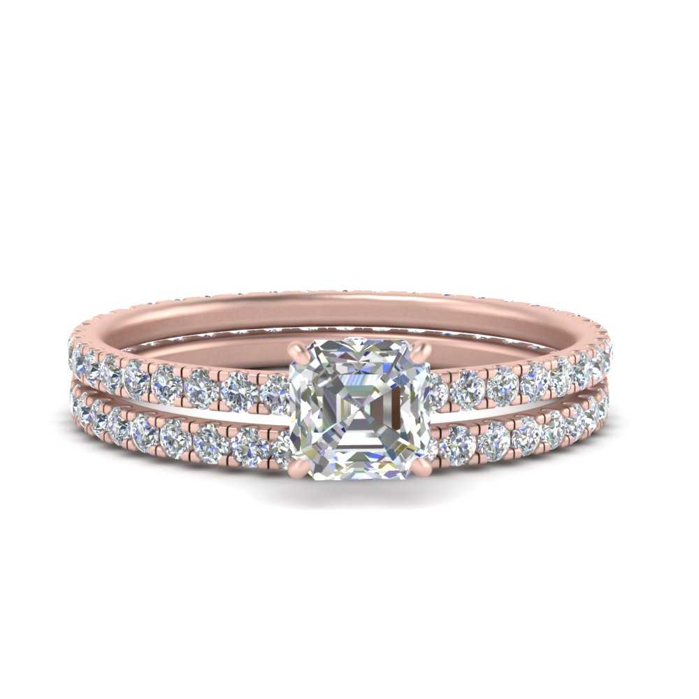 underhalo-eternity-asscher-cut-diamond-wedding-band-set-in-FD9168ASANGLE3-NL-RG