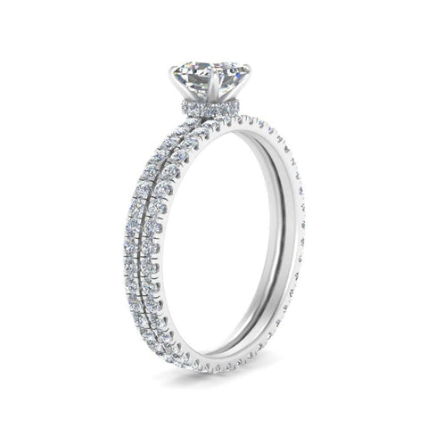 underhalo-eternity-asscher-cut-diamond-wedding-band-set-in-FD9168ASANGLE3-NL-WG