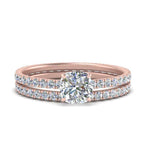 Load image into Gallery viewer, underhalo-eternity-cushion-cut-diamond-wedding-band-set-in-FD9168CUANGLE3-NL-RG
