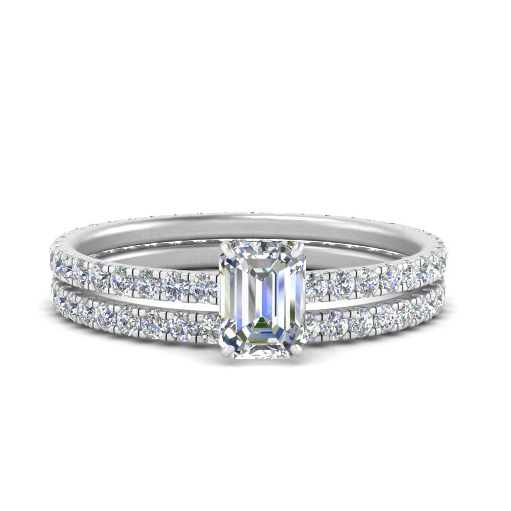 underhalo-eternity-emerald-cut-diamond-wedding-band-set-in-FD9168EMANGLE3-NL-WG