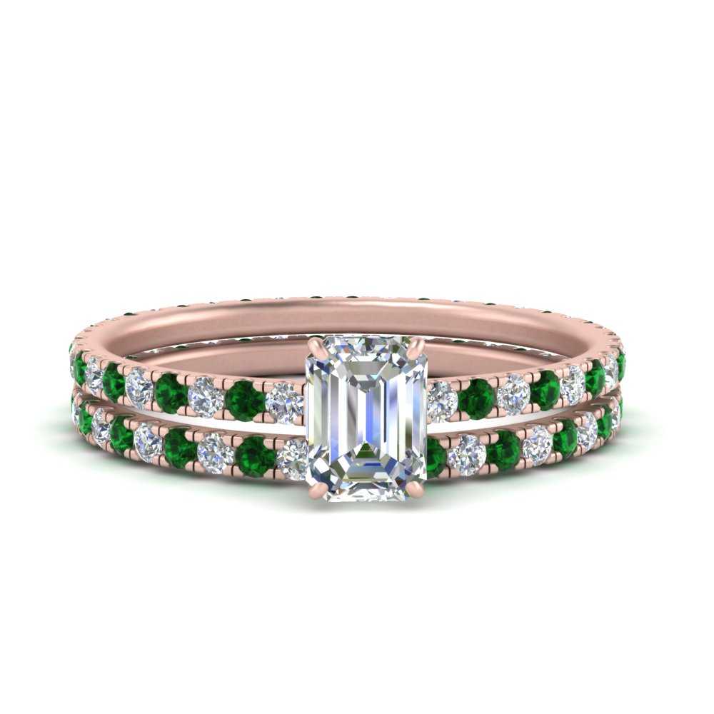 underhalo-eternity-emerald-cut-diamond-wedding-band-set-with-emerald-in-FD9168EMGEMGRANGLE3-NL-RG