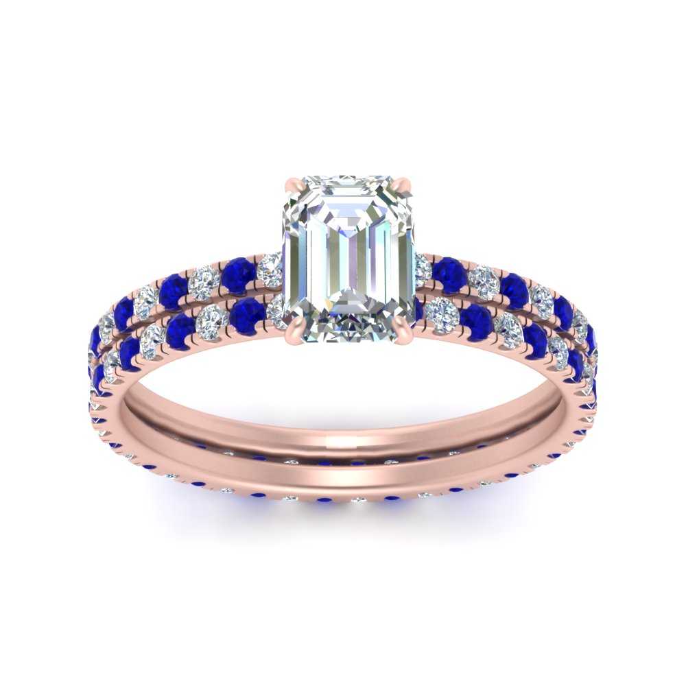 underhalo-eternity-emerald-cut-diamond-wedding-band-set-with-sapphire-in-FD9168EMGSABLANGLE3-NL-RG