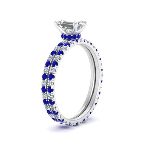 underhalo-eternity-emerald-cut-diamond-wedding-band-set-with-sapphire-in-FD9168EMGSABLANGLE3-NL-WG