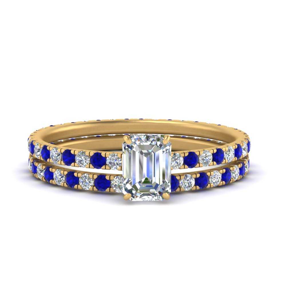 underhalo-eternity-emerald-cut-diamond-wedding-band-set-with-sapphire-in-FD9168EMGSABLANGLE3-NL-YG
