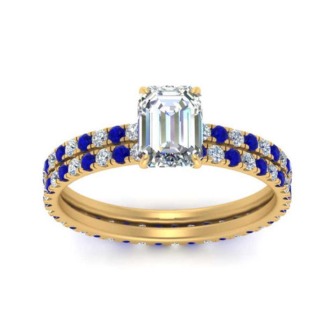underhalo-eternity-emerald-cut-diamond-wedding-band-set-with-sapphire-in-FD9168EMGSABLANGLE3-NL-YG