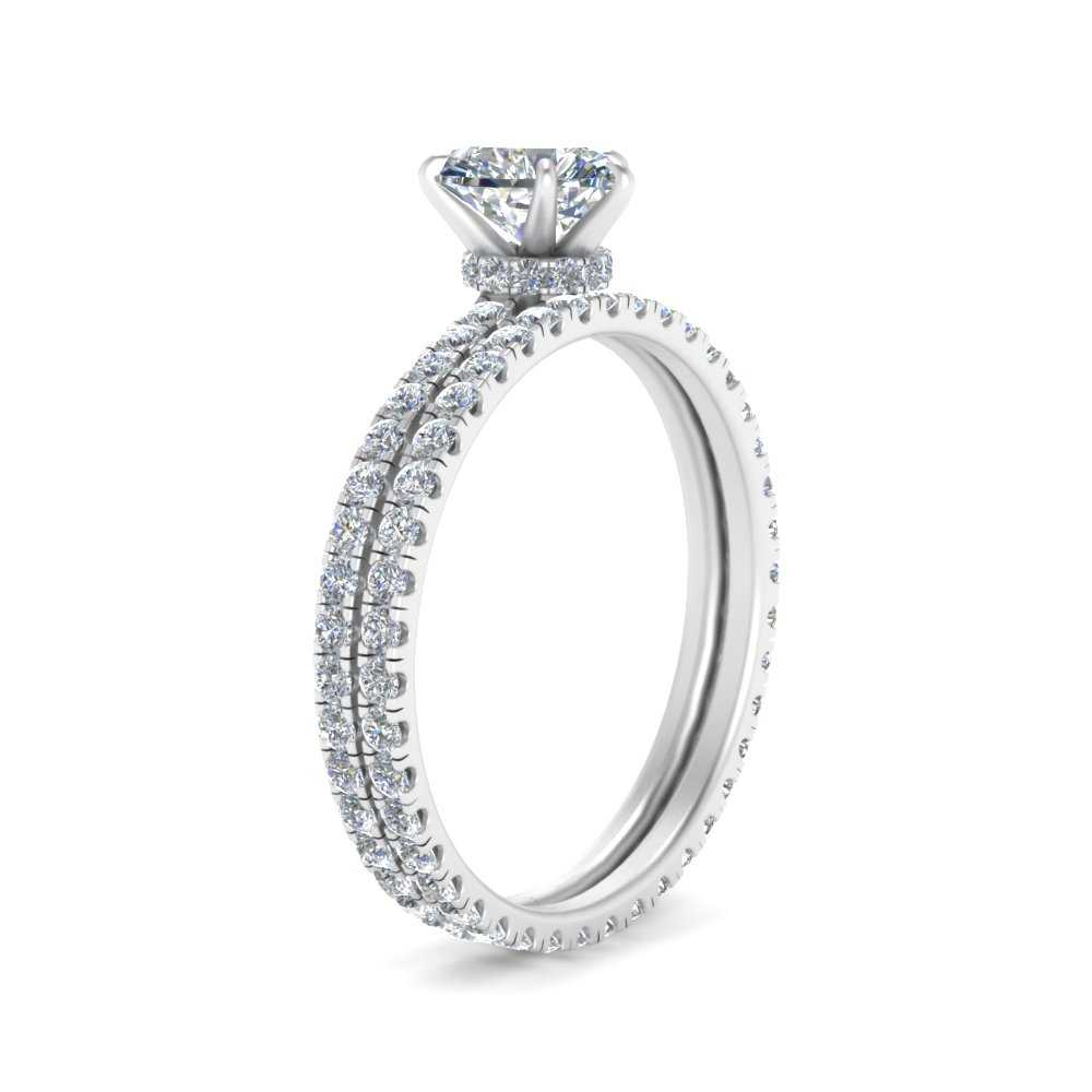 underhalo-eternity-heart-shaped-diamond-wedding-band-set-in-FD9168HTANGLE3-NL-WG