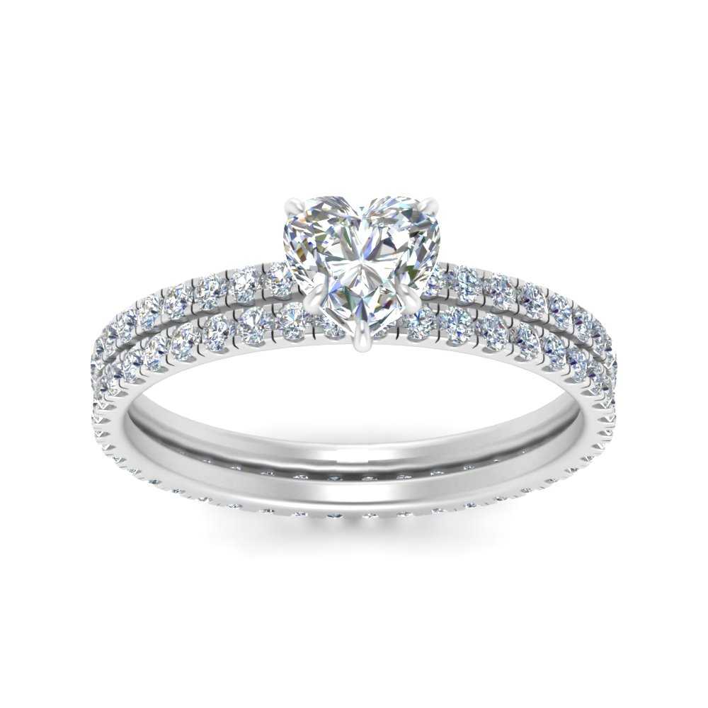 underhalo-eternity-heart-shaped-diamond-wedding-band-set-in-FD9168HTANGLE3-NL-WG