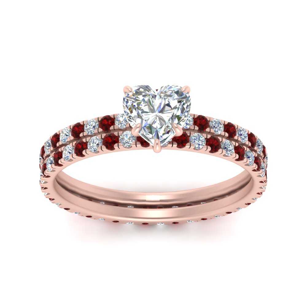 underhalo-eternity-heart-shaped-diamond-wedding-band-set-with-ruby-in-FD9168HTGRUDRANGLE3-NL-RG