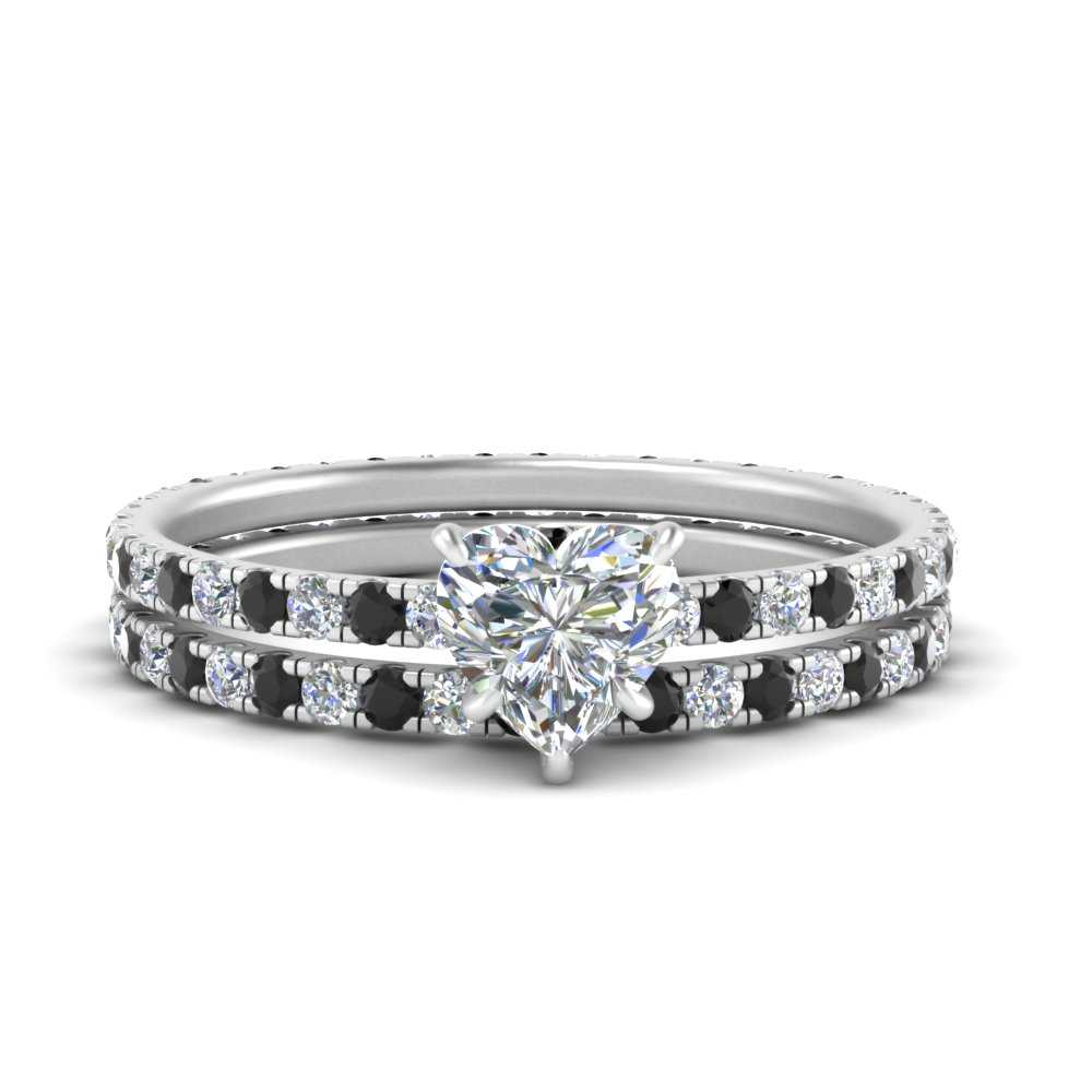 underhalo-eternity-heart-shaped-wedding-band-set-with-black-diamond-in-FD9168HTGBLACKANGLE3-NL-WG