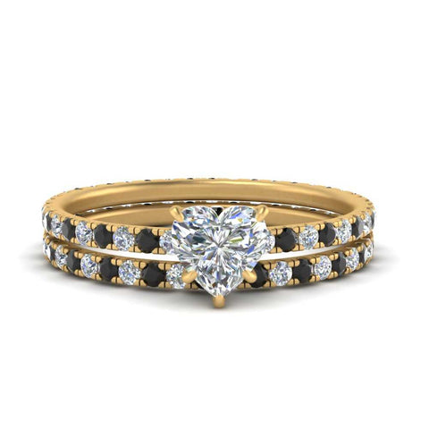 underhalo-eternity-heart-shaped-wedding-band-set-with-black-diamond-in-FD9168HTGBLACKANGLE3-NL-YG