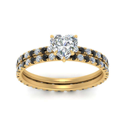 underhalo-eternity-heart-shaped-wedding-band-set-with-black-diamond-in-FD9168HTGBLACKANGLE3-NL-YG