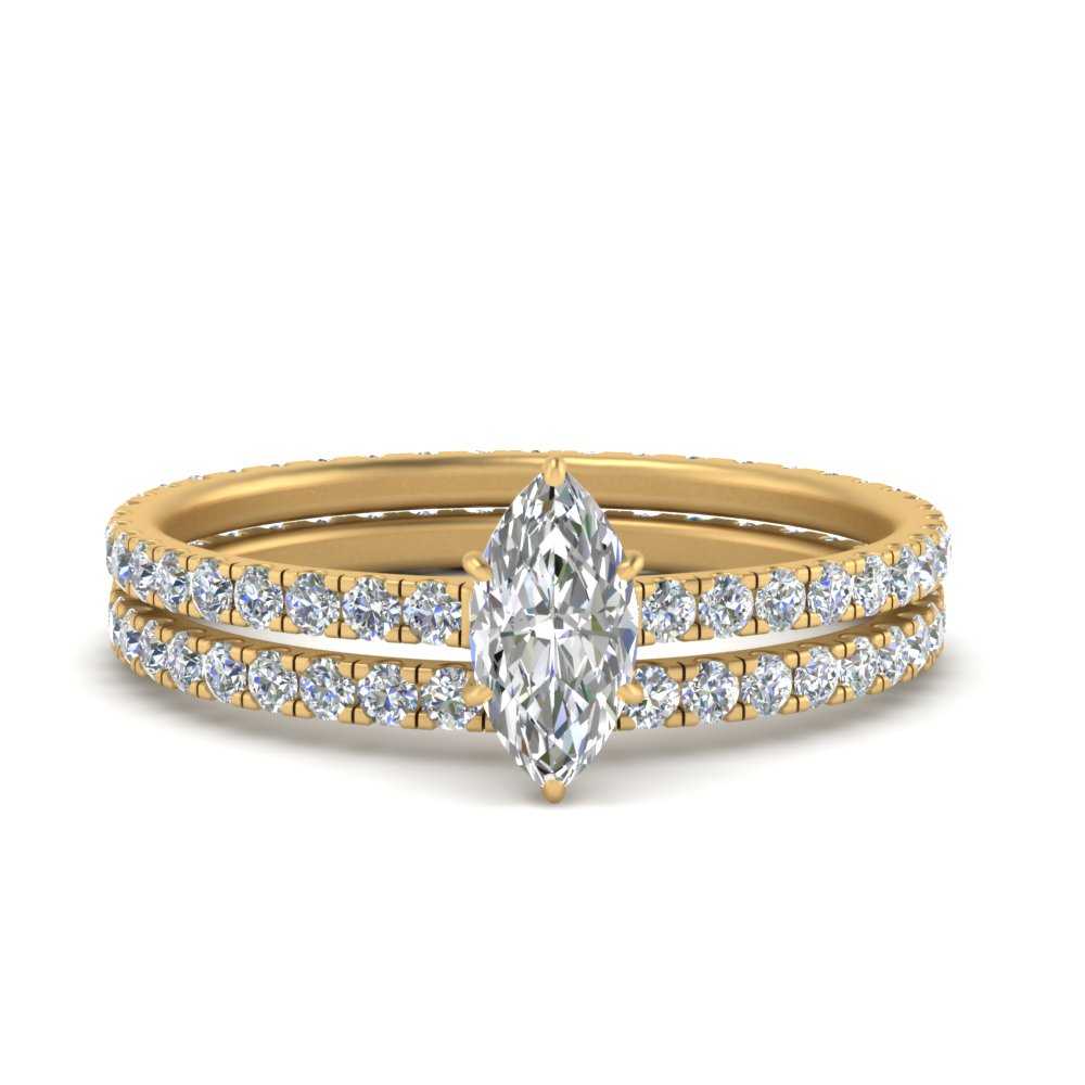 underhalo-eternity-marquise-cut-diamond-wedding-band-set-in-FD9168MQANGLE3-NL-YG