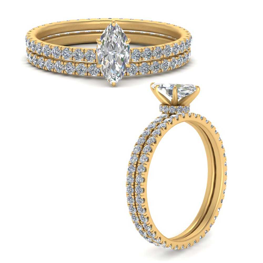 underhalo-eternity-marquise-cut-diamond-wedding-band-set-in-FD9168MQANGLE3-NL-YG