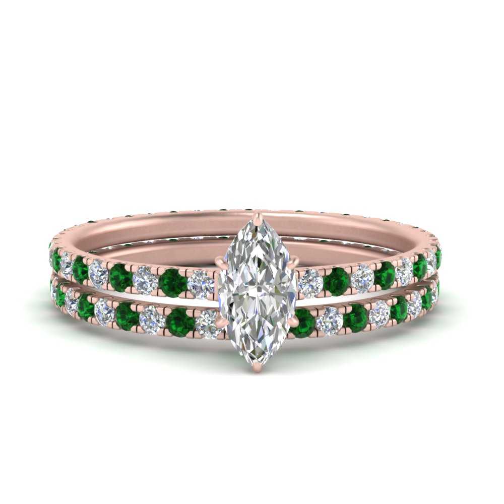 underhalo-eternity-marquise-cut-diamond-wedding-band-set-with-emerald-in-FD9168MQGEMGRANGLE3-NL-RG
