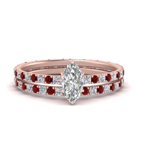underhalo-eternity-marquise-cut-diamond-wedding-band-set-with-ruby-in-FD9168MQGRUDRANGLE3-NL-RG