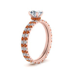 Load image into Gallery viewer, underhalo-eternity-oval-shaped-diamond-wedding-band-set-with-orange-sapphire-in-FD9168OVGSAORANGLE3-NL-RG
