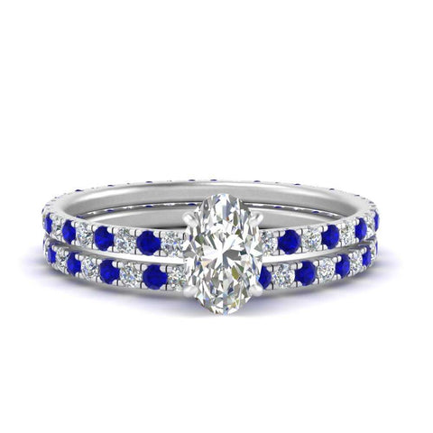 underhalo-eternity-oval-shaped-diamond-wedding-band-set-with-sapphire-in-FD9168OVGSABLANGLE3-NL-WG
