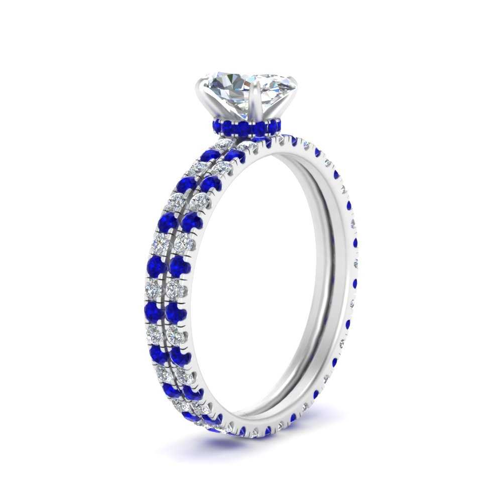 underhalo-eternity-oval-shaped-diamond-wedding-band-set-with-sapphire-in-FD9168OVGSABLANGLE3-NL-WG