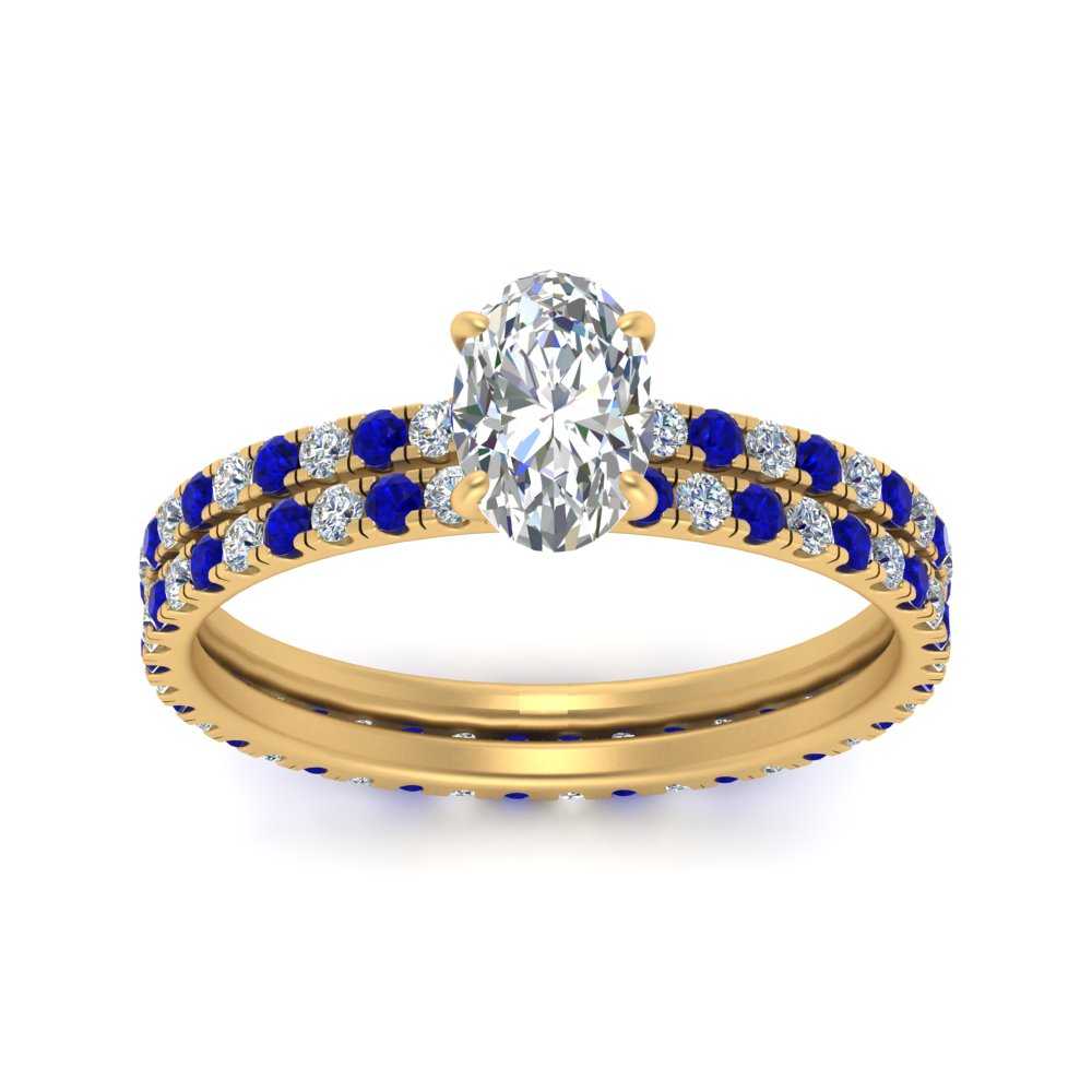 underhalo-eternity-oval-shaped-diamond-wedding-band-set-with-sapphire-in-FD9168OVGSABLANGLE3-NL-YG