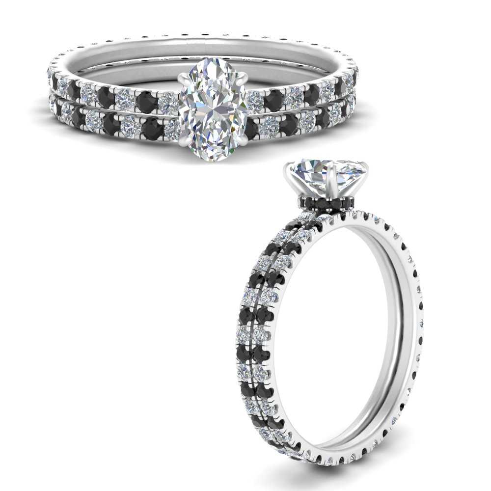 underhalo-eternity-oval-shaped-wedding-band-set-with-black-diamond-in-FD9168OVGBLACKANGLE3-NL-WG