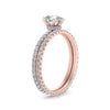Load image into Gallery viewer, underhalo-eternity-pear-shaped-diamond-wedding-band-set-in-FD9168PEANGLE3-NL-RG