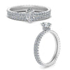 Load image into Gallery viewer, underhalo-eternity-pear-shaped-diamond-wedding-band-set-in-FD9168PEANGLE3-NL-WG