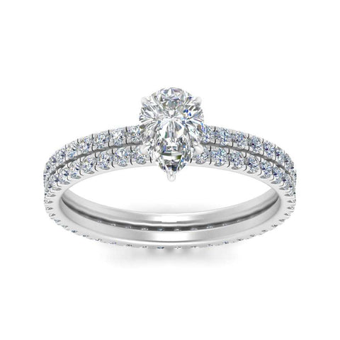 underhalo-eternity-pear-shaped-diamond-wedding-band-set-in-FD9168PEANGLE3-NL-WG