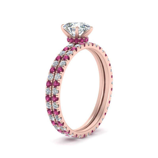 underhalo-eternity-pear-shaped-diamond-wedding-band-set-with-pink-sapphire-in-FD9168PEGSADRPIANGLE3-NL-RG