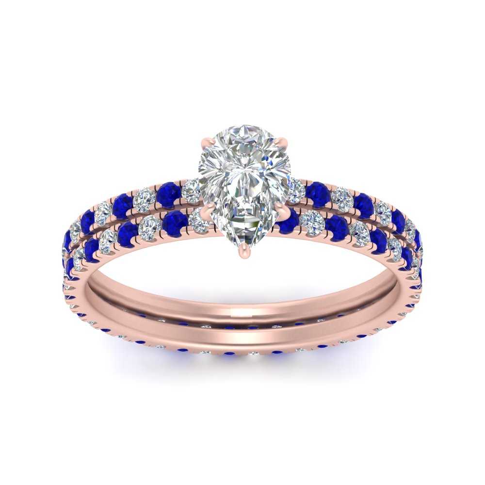 underhalo-eternity-pear-shaped-diamond-wedding-band-set-with-sapphire-in-FD9168PEGSABLANGLE3-NL-RG