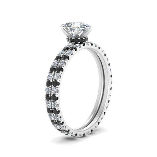 underhalo-eternity-pear-shaped-wedding-band-set-with-black-diamond-in-FD9168PEGBLACKANGLE3-NL-WG