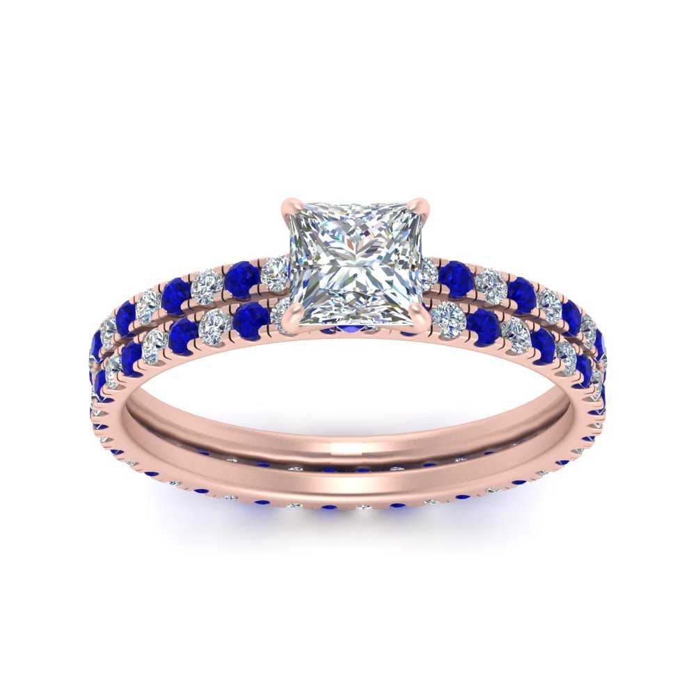 underhalo-eternity-princess-cut-diamond-wedding-band-set-with-sapphire-in-FD9168PRGSABLANGLE3-NL-RG