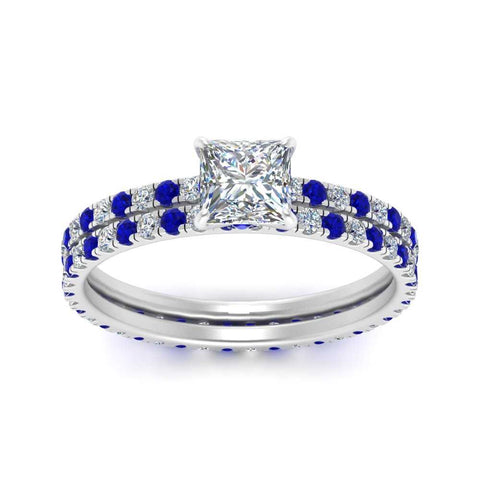 underhalo-eternity-princess-cut-diamond-wedding-band-set-with-sapphire-in-FD9168PRGSABLANGLE3-NL-WG