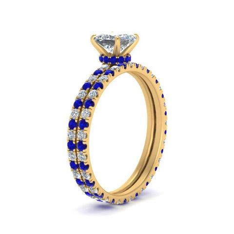 underhalo-eternity-princess-cut-diamond-wedding-band-set-with-sapphire-in-FD9168PRGSABLANGLE3-NL-YG