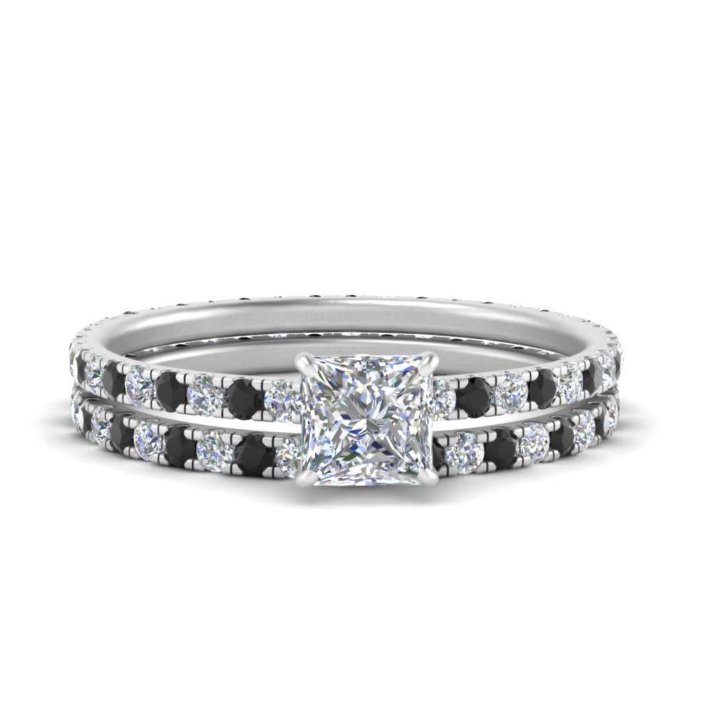 underhalo-eternity-princess-cut-wedding-band-set-with-black-diamond-in-FD9168PRGBLACKANGLE3-NL-WG