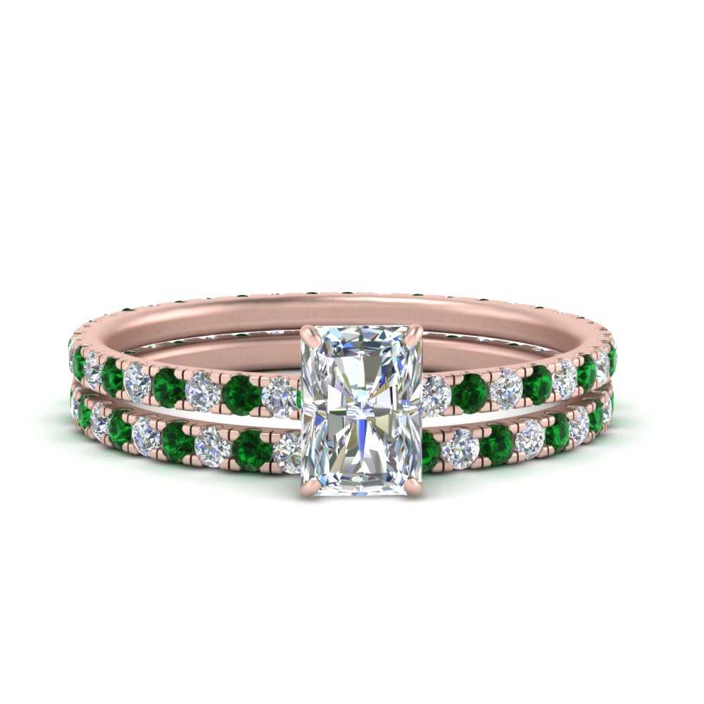 underhalo-eternity-radiant-cut-diamond-wedding-band-set-with-emerald-in-FD9168RAGEMGRANGLE3-NL-RG
