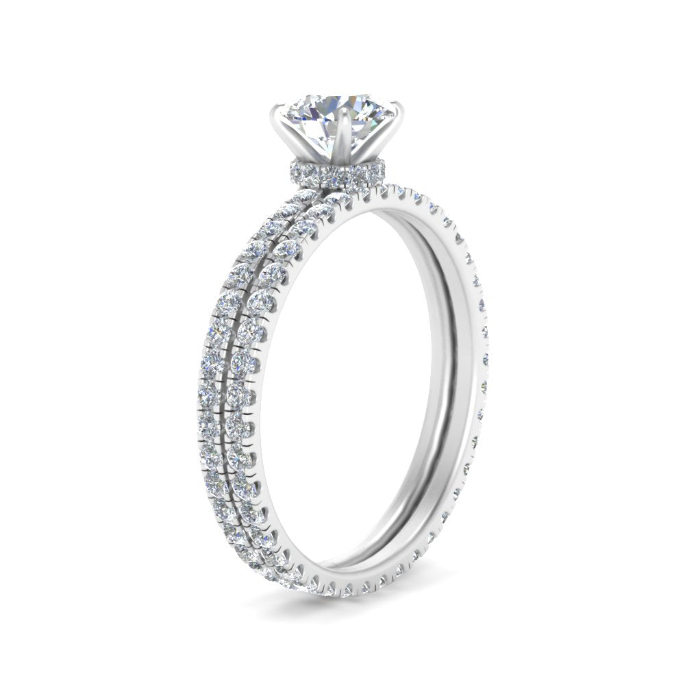 underhalo-eternity-round-cut-diamond-wedding-band-set-in-FD9168ROANGLE3-NL-WG