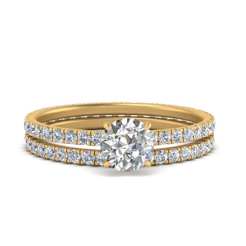 underhalo-eternity-round-cut-diamond-wedding-band-set-in-FD9168ROANGLE3-NL-YG