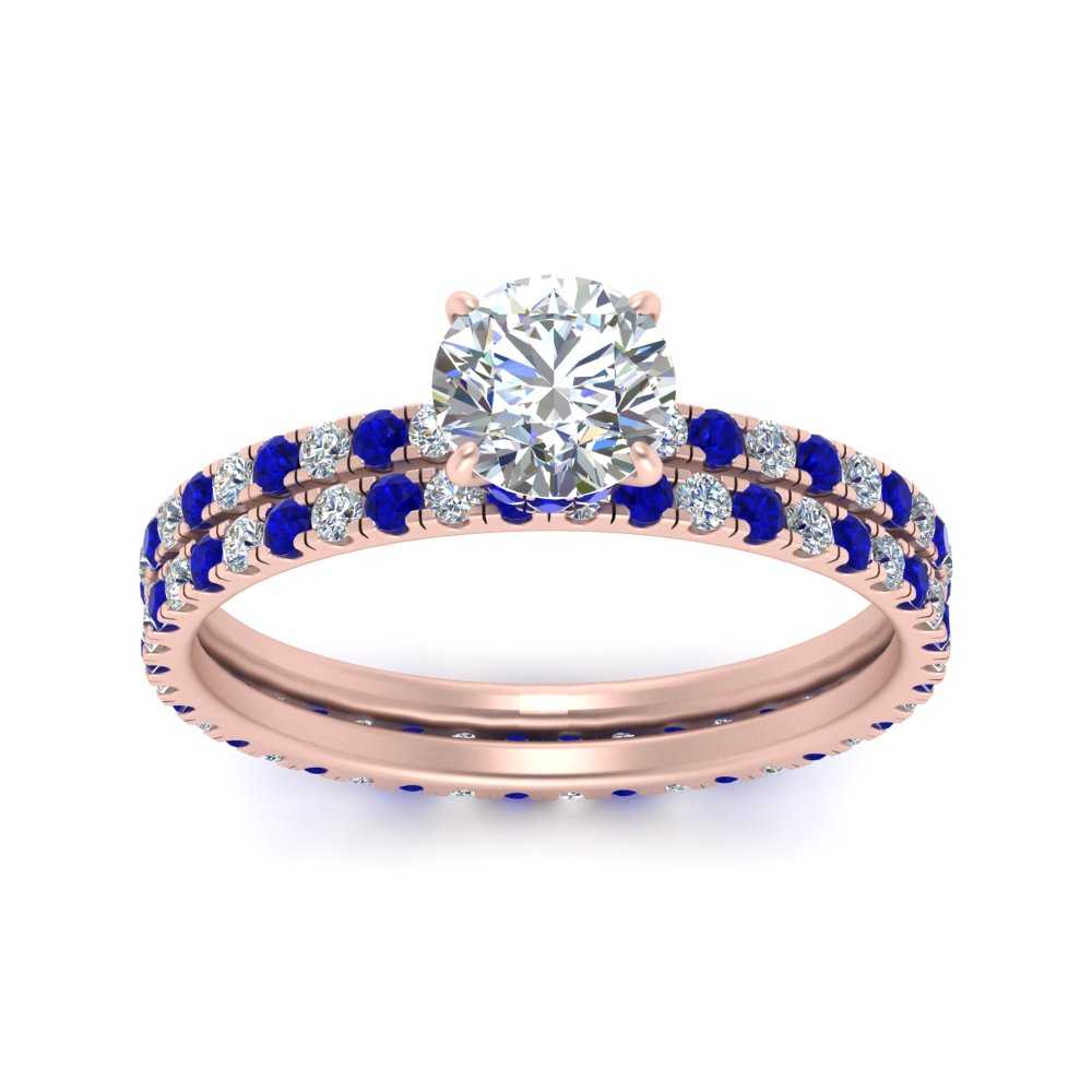 underhalo-eternity-round-cut-diamond-wedding-band-set-with-sapphire-in-FD9168ROGSABLANGLE3-NL-RG