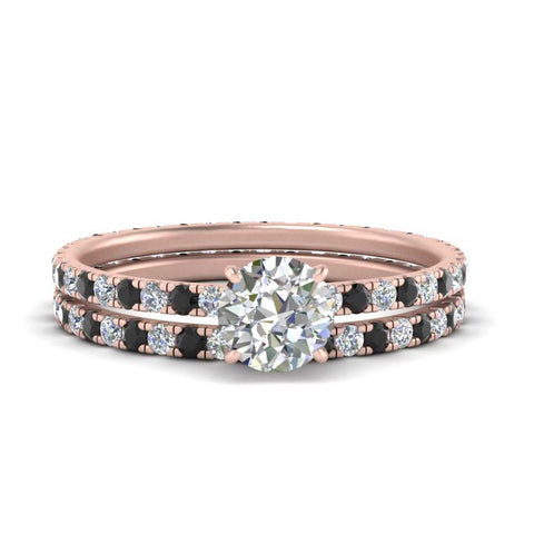 underhalo-eternity-round-cut-wedding-band-set-with-black-diamond-in-FD9168ROGBLACKANGLE3-NL-RG