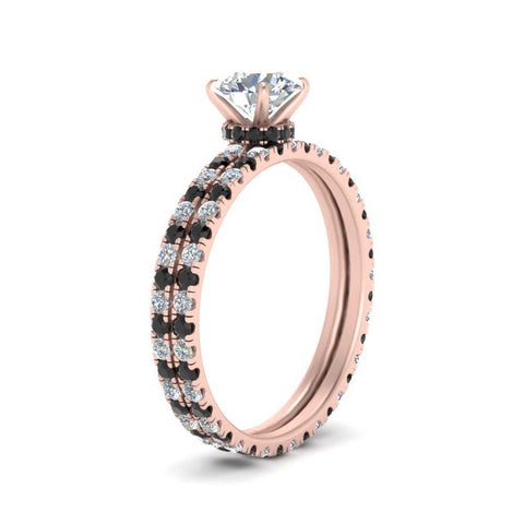 underhalo-eternity-round-cut-wedding-band-set-with-black-diamond-in-FD9168ROGBLACKANGLE3-NL-RG